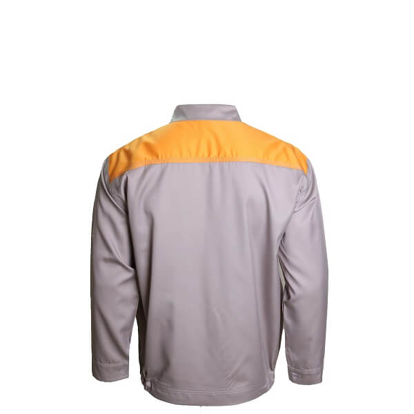 لباس کار اطلس (استخوانی-زرد)